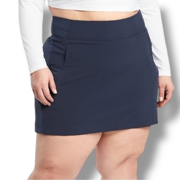 ATHLETA Brooklyn Mid Rise 16” Skort - Navy Women’s 18 - Picture 9 of 10